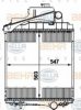 BH SERVICE C2207 Radiator, engine cooling